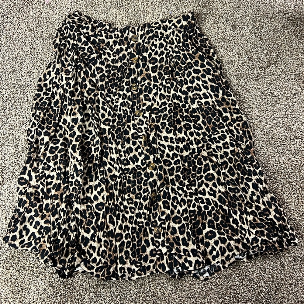 TORRID LEOPARD SKIRT
